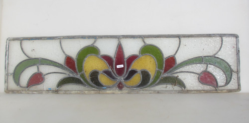 Antique stained glass window - antique,