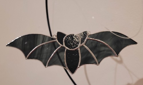 Stained glass bat suncatcher - bat,