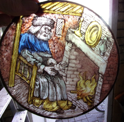 Stained glass window - glass,