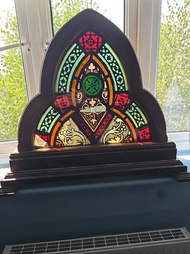Unusual and beautiful stained - and,
