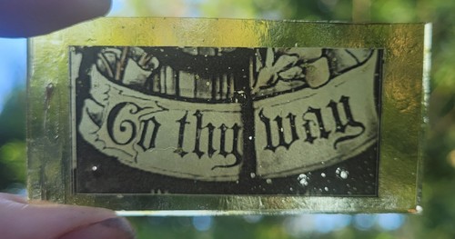 Stained glass thy - stained, way