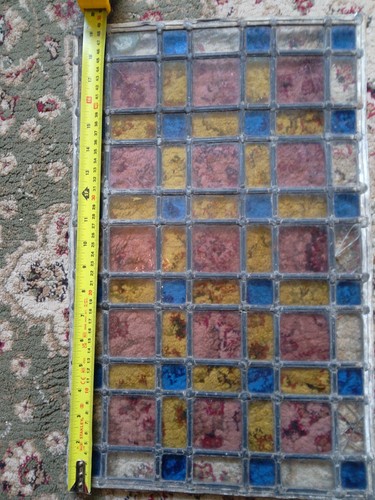 Multi coloured stained glass - coloured,