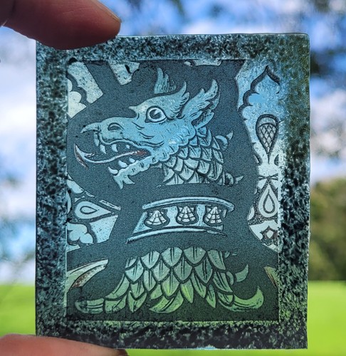 Stained glass griffin kiln - stained,