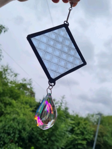 Small old stained - small, glass