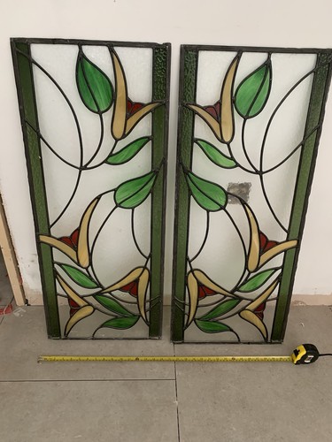 Art nouveau leaded - nouveau, textured