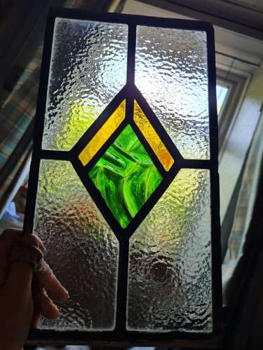 Old antique piece leaded - old,