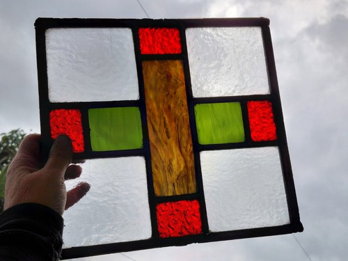 Old stained glass antique - stained,