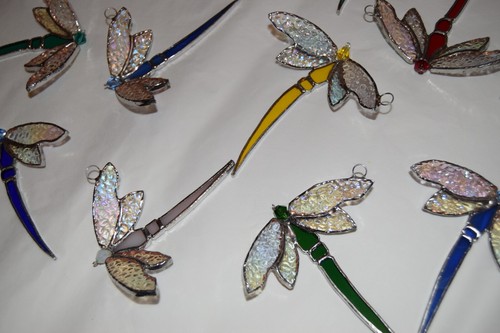 Dragonfly stained glass - x,