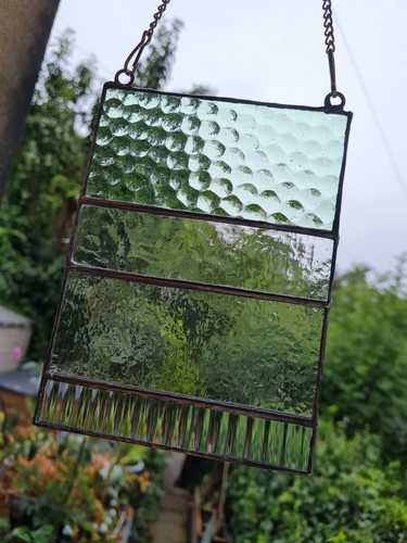Stained glass pieces - stained, made