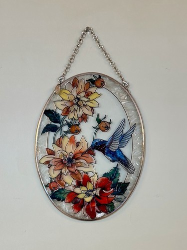 Amia hand painted glass - painted,