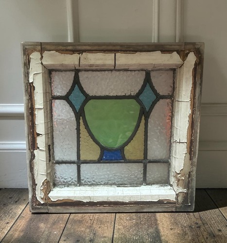 Antique stained glass - antique,