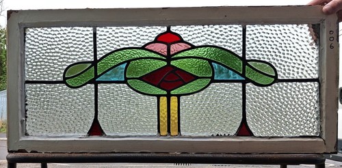 Antique stained glass window - antique,