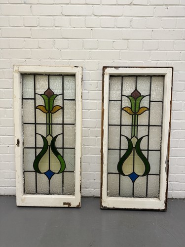 Pair reclaimed leaded light - of,