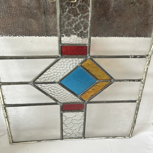 Vintage leaded stained glass - leaded,