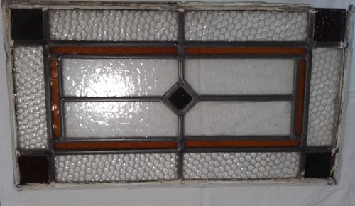Antique stained glass window - stained,