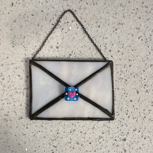 Stained glass envelope - envelope, sealed