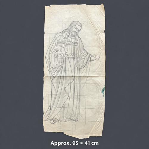 Christ with child stained - christ,