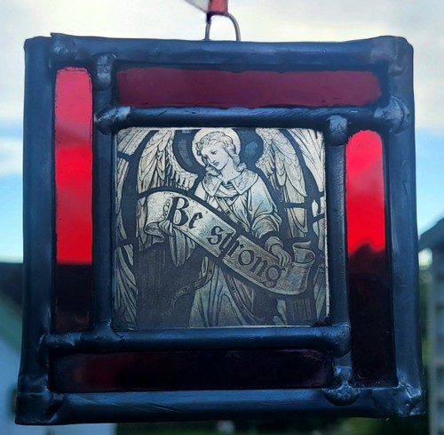 Stained glass strong - stained, be