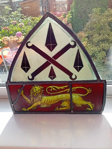 Heraldic stained glass - stained,
