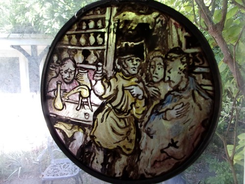 Stained glass window - glass,