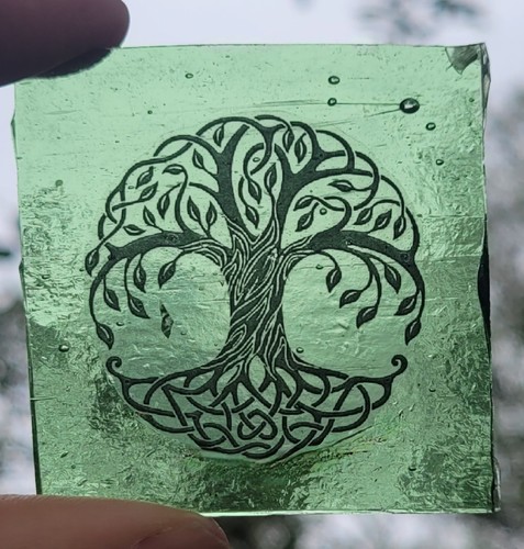 Stained glass tree life - tree, of