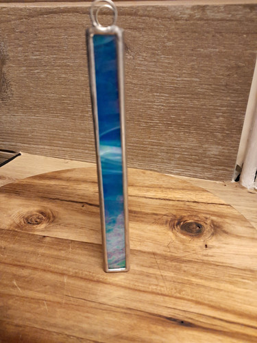 Stained glass blue - stained,