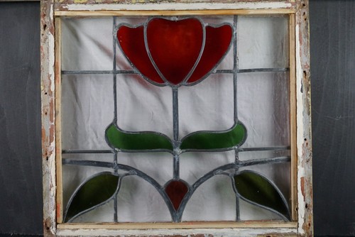 Antique stained glass - antique,