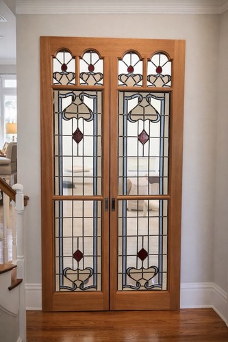 Edwardian stained glass front - edwardian,