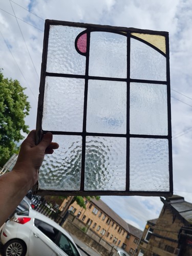 Old antique piece leaded - of,