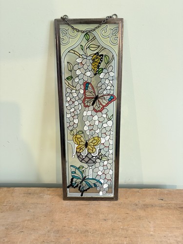 Stained glass butterfly - , wall