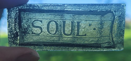 Stained glass soul - stained, amber